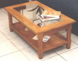 Table basse ' verre '